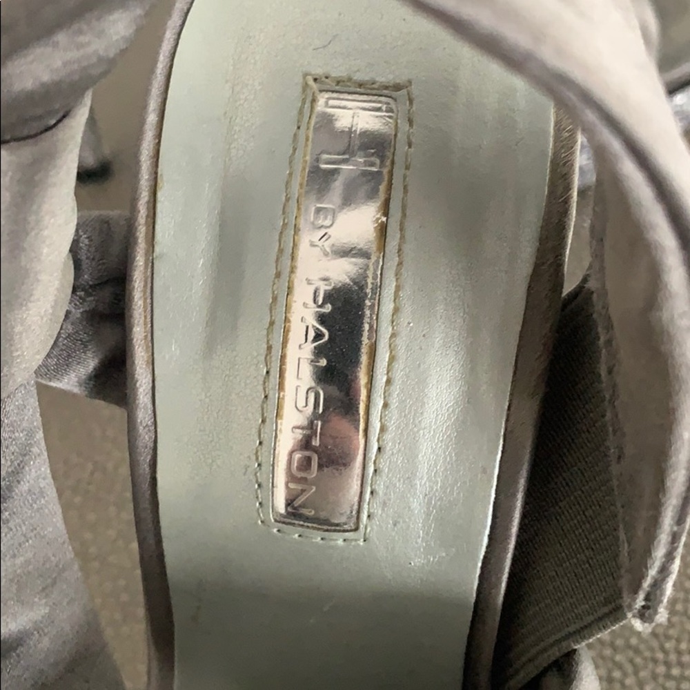 H Halston, Grey/silver/glitter platform, size 5 - Picture 5 of 7
